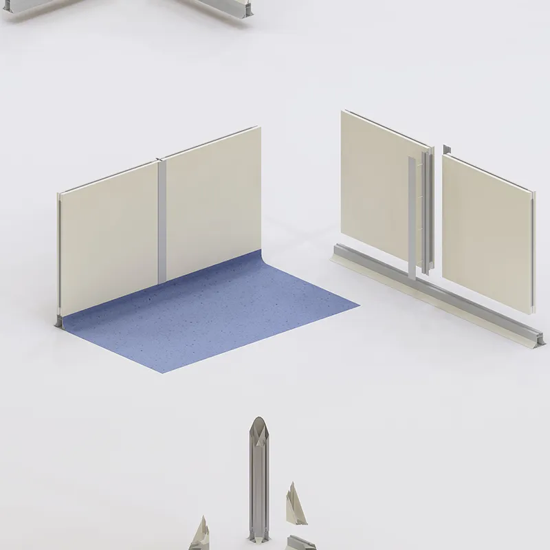 Cleanroom demountable partition wall