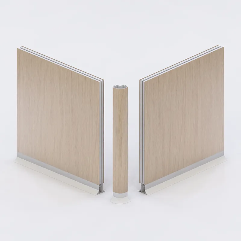 Medical clean panels installed as antibacterial cleanroom walls and partitions